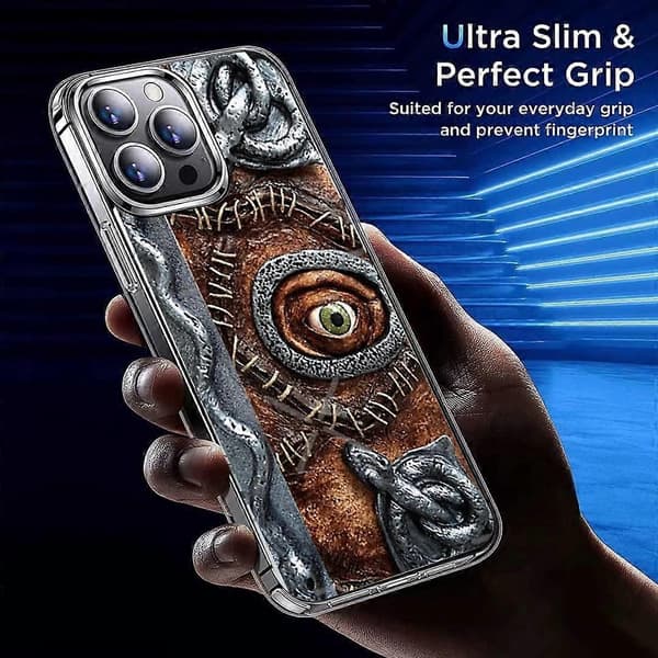 1 stk mobilskall til iPhone 15 Pro Max Halloween mobilskall beskyttende etui