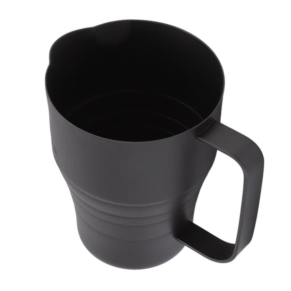Mælkeskummer i rustfrit stål med tilspidset tud, tyk kaffelatte kop til hjemmecafé