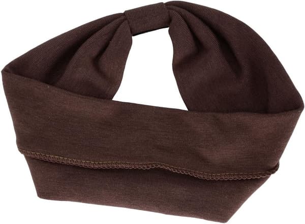 5 stk. brede bandana-hårbånd med elastik, elastiske stræk-hårbånd, yoga-hårbånd, farve én., én størrelse -