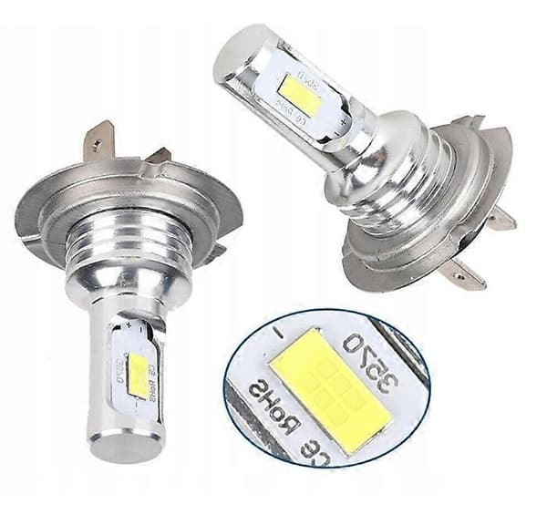 2 st H7 LED-lampor Mycket Kraftfulla 8000lm Canbus 6500k