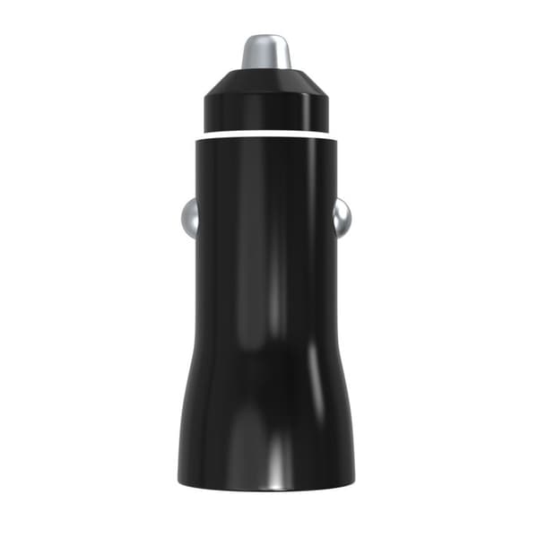 Hurtiglader til bil - Phonillico® - iPhone 16/16 PLUS/16 PRO/16 PRO MAX - 18W - USB - USB-C Hvid Vit
