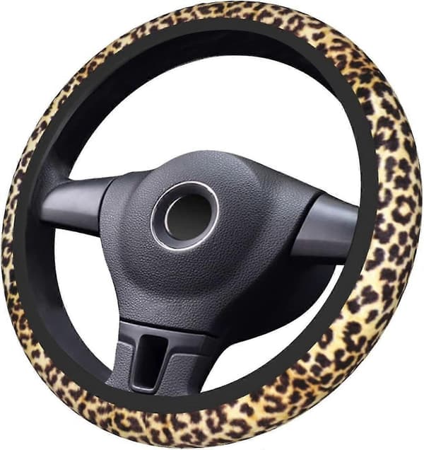 Neopren Leopard Ratdæksel - 15 Tommer, Skridsikker, Biltilbehør