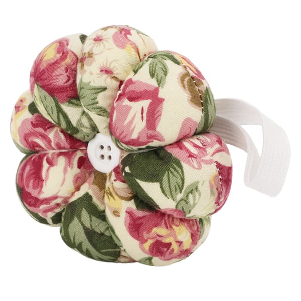 Wrist Pin Cushion Safe Comfortable Hands-Free High Efficiency Durable Pin Cushion for Beginners Student Mom Rose Garden