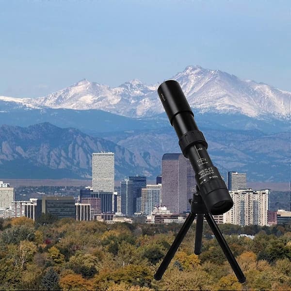 4K 10-300x40MM Monocular Telescope Portable Zoom Monocular Binoculars Lightweight Night Vision for Hunting