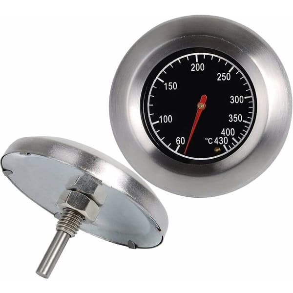 notens rostfritt stål analog kötttermometer BBQ termometer utomhus rökning BBQ gasugn BBQ köttgrill 60-430℃ longziming