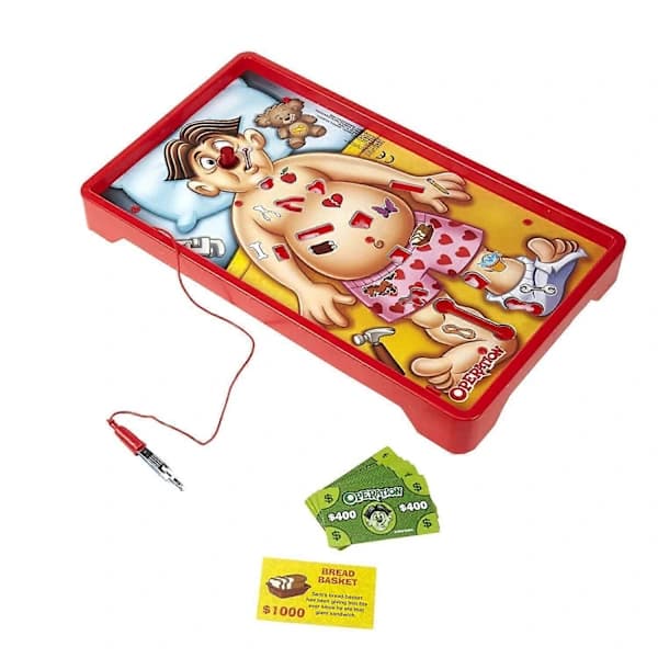 Bordsunderhållning med ljud, operationsspel, doktorlek, batteridriven