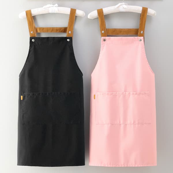 Enfärgat kockförkläde för kvinnor, vuxen, hållbart, bekvämt, su