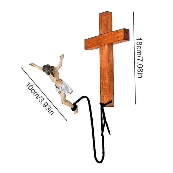 Bungyjumping Jesus Religious Decorations Bungyjumping Jesus Hanging Decor