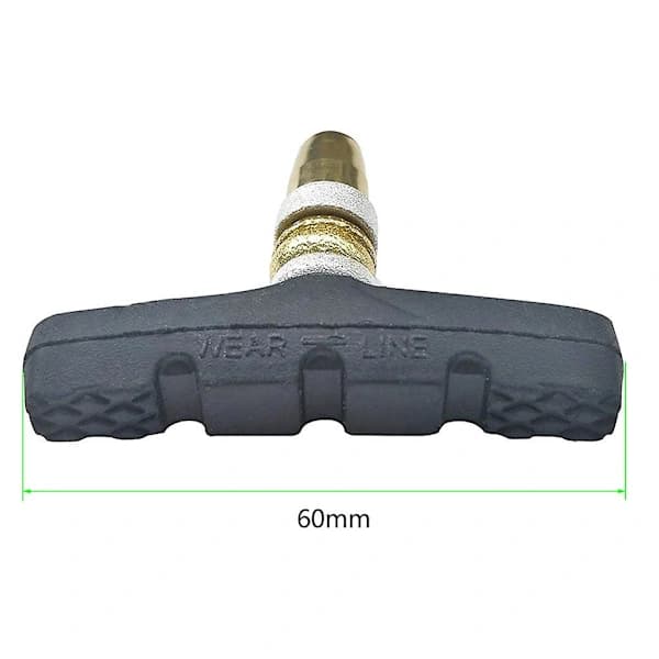 1 pari pyörän jarrupalat, 60 mm MTB-maastopyörään