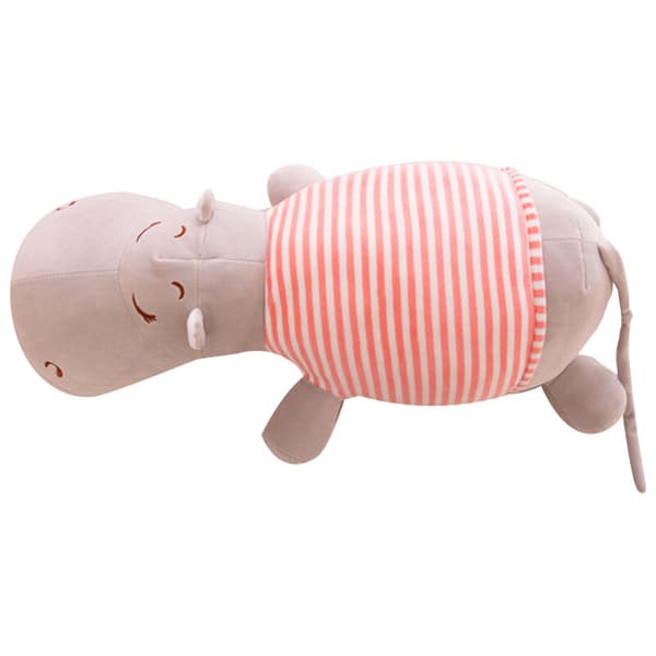 Cute Hippopotamus Plush Hippo Doll Birthday Gift Sleeping Pillow for Kids