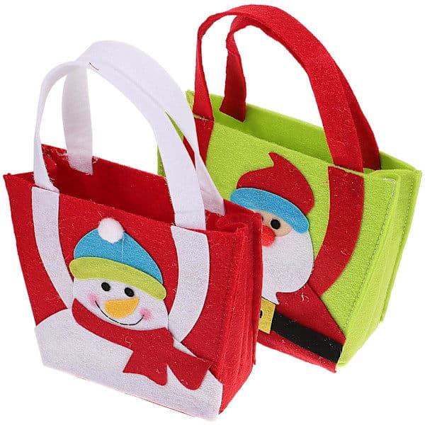 2 st Julgodispåsar Förpackningspåse Julgodispåse Julklappspåse för fest