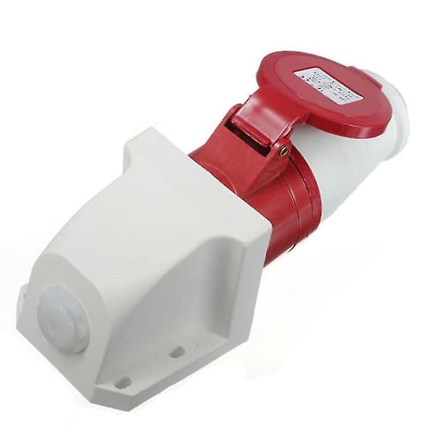 16 Amp 5-pin Weatherproof Plug & Socket IP44 3-Phase 380-415V 3P + N + Earth 16A (tangent) [DB]