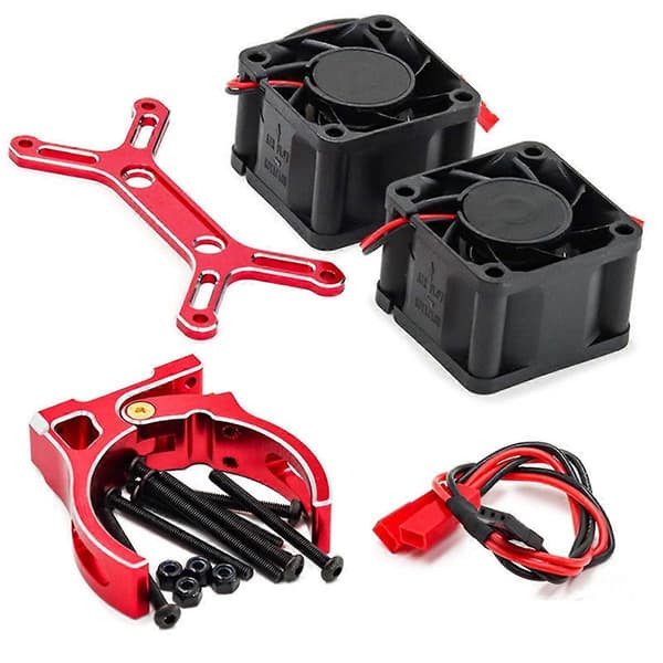 Køleventilator til 1/5 Traxxas X-Maxx 6S 8S Arrma KRATON Outcast, B