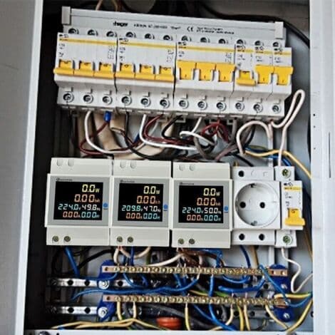 AC 40-300V 100A Digital Energimåler – 6-i-1 Voltmeter Amperemeter – Baggrundsbelyst LCD-display – Til Præcise Elektriske Målinger