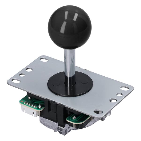 QM070901 Arcade Game Joystick Kit Zero Delay Arcade Game DIY Kit Parts with Encoder Board 10 Buttons Joystick for MAME Black