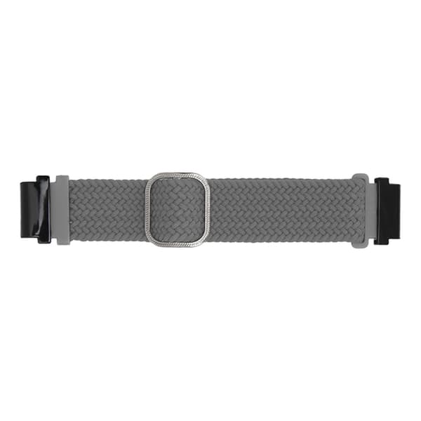 Urrem vævet nylon justerbar urrem til Garmin Fenix ​​7S 6S 5S grå