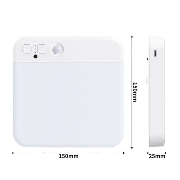 Ceiling Lamp with Motion Sensor Super Bright Flicker-Free Adjustable Brightness 120-Degree Detection Angle Wireless LED Lamp