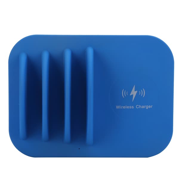 STW‑8128 Multi‑Port Multifunktionel Ladestation Bærbar Oplader til IOS/Huawei/Xiaomi/Samsung UK-stik (100‑240V)