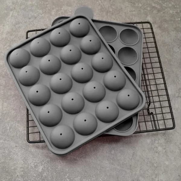 Silikoneform til Cakepops med 20 Pinde | Kager og Slikkepinde