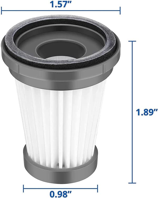 6-pack Replacement HEPA Filters, Only Compatible with MOOSOO K12