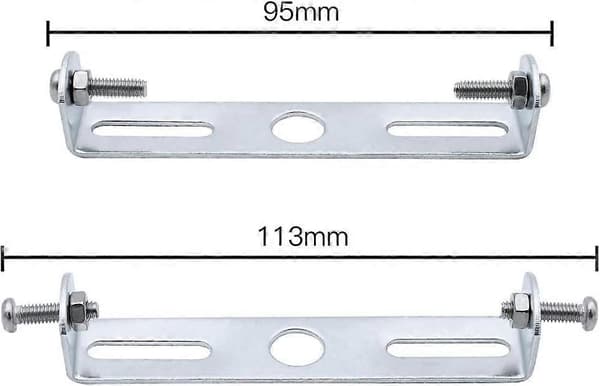 4 stk Loftslampebeslag 90mm Ophængsarmatur Tilbehør Lysekroneplade til Base Loftslampe-FX-