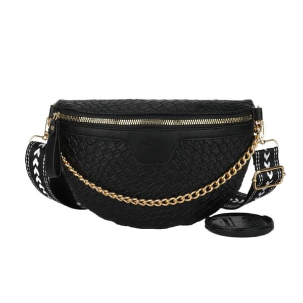 Damkedja Fanny Pack Midjeväska SVART