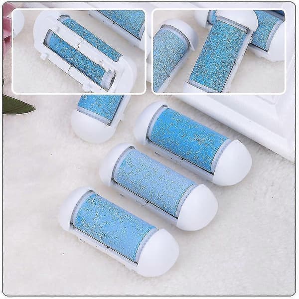 6 Pieces Electric Rollers Electric Callus Remover Refill Pedicure Accessories Foot File Head Replacement Heads Foot Sharpener