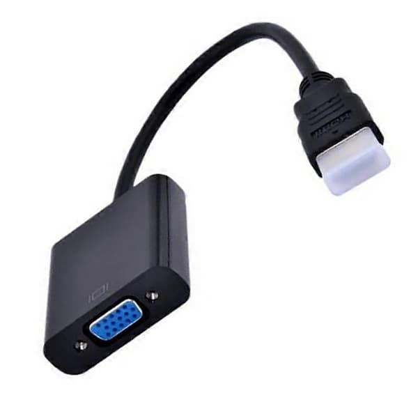 HDMI-kompatibel han til VGA hun 1080P videokonverteringsadapterkabel til PC DVD HDTV