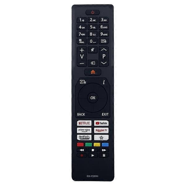 RM-C3604 Remote Control for JVC TV Handheld Ergonomic Replacement Remote Infrared [DB]