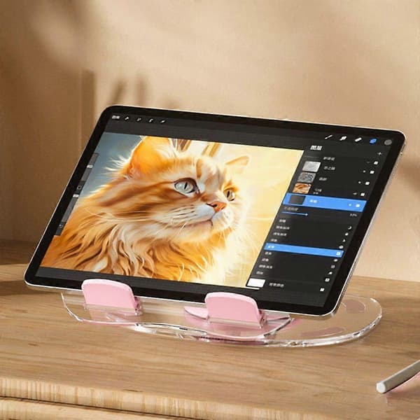 Desktop Stand 360-degree Smooth Rotation Adjustable Height Stable Support Foldable Lifting Lazy Mobile Phone Stand