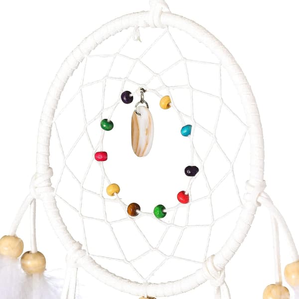 Fjærdreamcatcher Skjell Drømmefanger Nyhet Ornamenter C