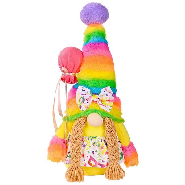 Rainbow Gnome Doll - Birthday - Decorative Doll - Swedish Tomte - Scandinavian - Elf - Decoration - B