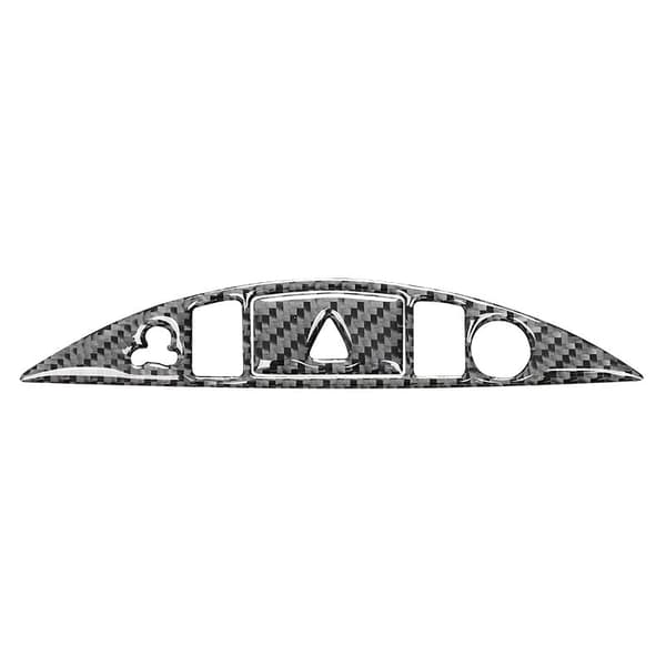 Til Mazda MX5 Miata 2009-2015 Kulfiber Tilbehør Backup Lys Knap Cover Panel Trim Dekal, Sort