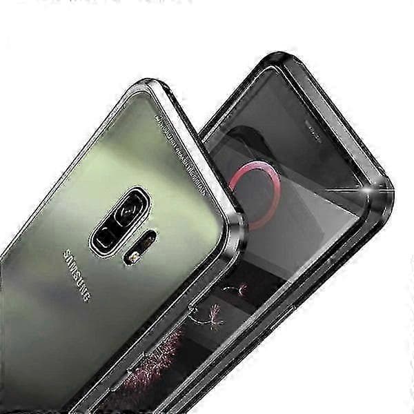 Samsung Galaxy S9-deksel med skjermbeskytter svart