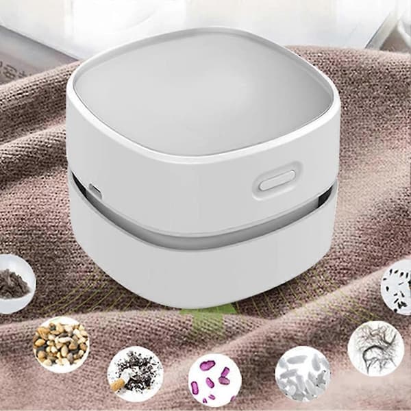 Mini Vacuum Cleaner for Desk USB Rechargeable High Suction Power Durable for Desk Drawer