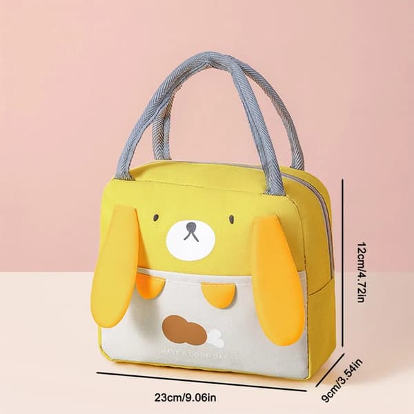 Kjølebag, lunsjbag, piknikbag, termisk bag, vanntett lunsjbag for kvinner, voksne, studenter og barn, rosa