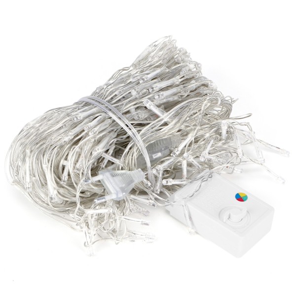 444LED String Light Outdoor Waterproof Net Light Decorative for Festive Wedding EU 220V