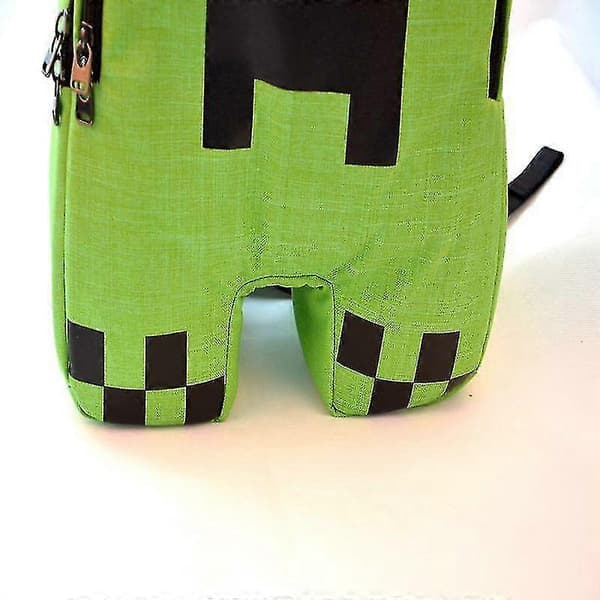 Minecraft School Backpack Creeper Waterproof Boy Sports Storage Bag