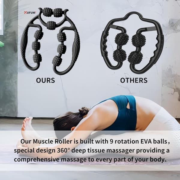 Premium Foam Roller, Muscle Roller, Deep Tissue Massage for Legs, Arms, Neck, Calves and Thighs Green