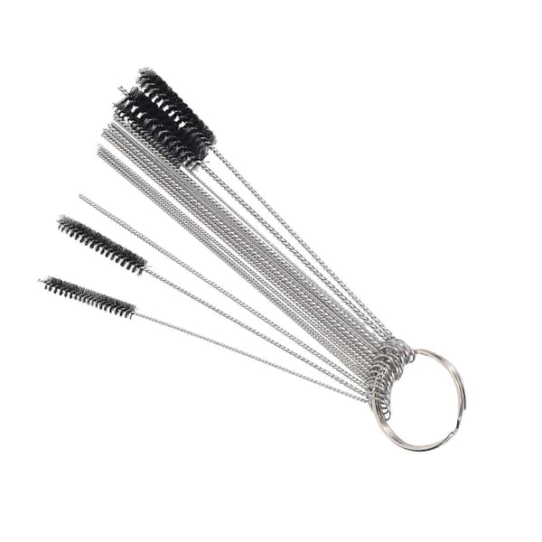 Carburetor Cleaning Tool Kit 10x Cleaning Needles With 5x Brushes