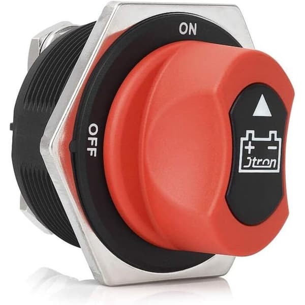 12V 300A Battery Isolator Switch with 32VDC Max for Motorcycle and Car Compatible with Most Brands