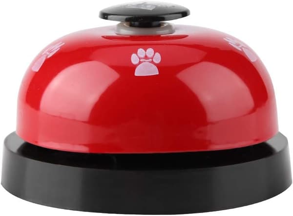 (White) Animal Training Bells, Strong Durable Cute Cartoon Animal B