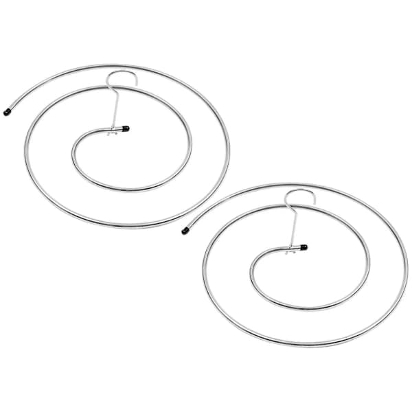 2 stk. foldbare tørrestativer, spiral tørrestativ, dryptørrestativ, tøjtørrestativ, stativ, spiralbøjle