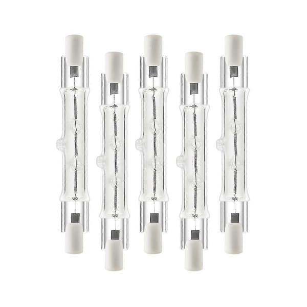 5-pack R7s 118mm 300w 230v, R7s Halogen Linear Lamp, Dimmable Halogen Bulb For Construction Wo High Quality [DB]