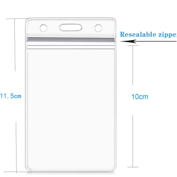 10 kpl koulukortin ovi, läpinäkyvä koulukortin ovi, vedenpitävä