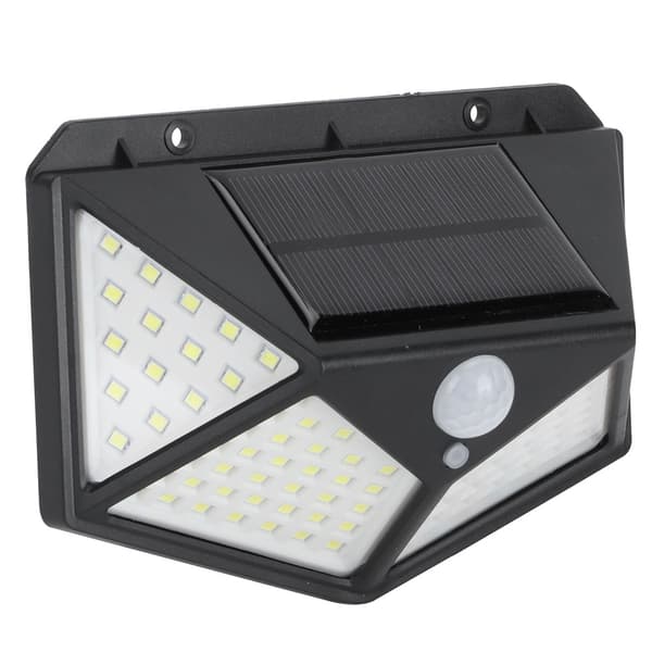 100LED Solar Motion Sensor Light Waterproof Wall Lamp Street Light for Outdoor Garden Yard