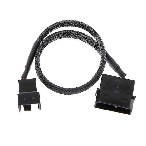 27 cm 4-bens Molex han til 3-bens/4-bens PWM blæseradapterkabel forlængerkabel