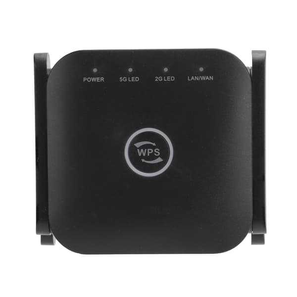 Wireless Wifi Repeater Signal Booster Range Extender Computer Accessories AC 110-240V Black EU Plug