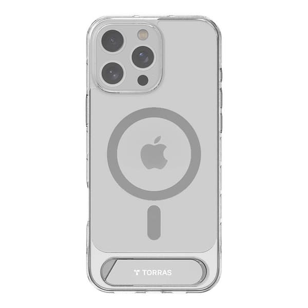 Torras Pstand Series Cover til iPhone 16 ProMax (Transparent)