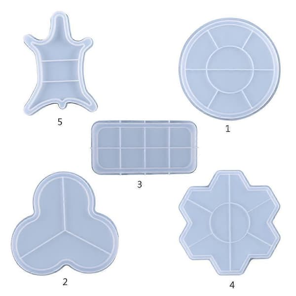 Multi Styles Brickform Silikoneform Frugtfad Støbeform DIY Serveringsbakke Form